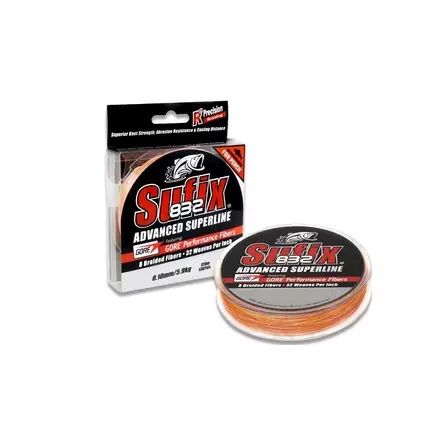 Sufix 832 Fire Camo 120m Braided Line - Braided Fishing Line - 024777720060 - 1