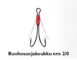 Kuusamo Hook 2/0 with reed protection - Fishing hooks - 6417635021180 - 2