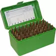 MTM RL-50 Rifle Cartridge Box 30-06-458Win - Ampujanvarusteet - 026057210100 - 1