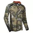 Swedteam Alpha Antibite Sweater Half-Zip Desolve Veil - technical sweater - Green / Brown jackets and vests - 7330144033040 - 1