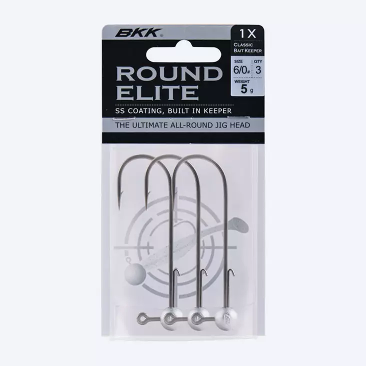BKK Round Elite-Classic Bait Keeper 17g and 20g jig head - Jigs - 3950001287320 - 1