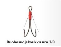 Kuusamo Hook 2/0 with reed protection - Fishing hooks - 6417635021180 - 2