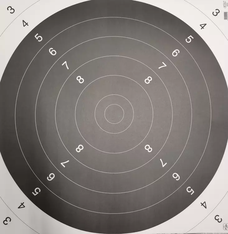 Tarkka Gevärstavla centrum 44 Officiell 60x60cm 300m - Skjutstöd och tavlor - 6410362404400 - 1