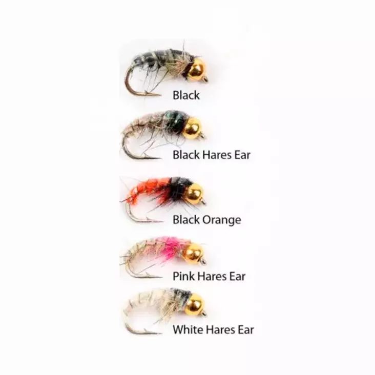 Wiggler Gold Head Czech Nymphs fly assortment - Flugfiske tillbehör - 7340010306390 - 1
