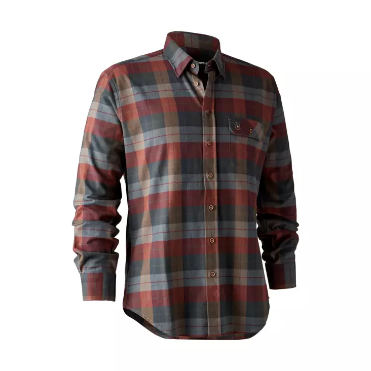 Deerhunter ryan Shirt red Check - Skjortor och tröjor - 5702827189160 - 1