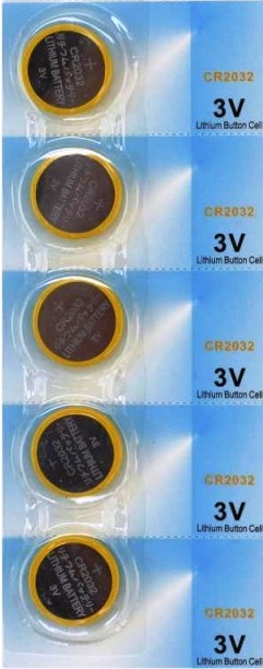 Replaceable batteries for Orbiloc safety light. - Dog collars and harnesses - 6430031878141 - 2