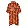 Percussin Regn Poncho orange camo one size - Regnkläder - 3660529077401 - 2