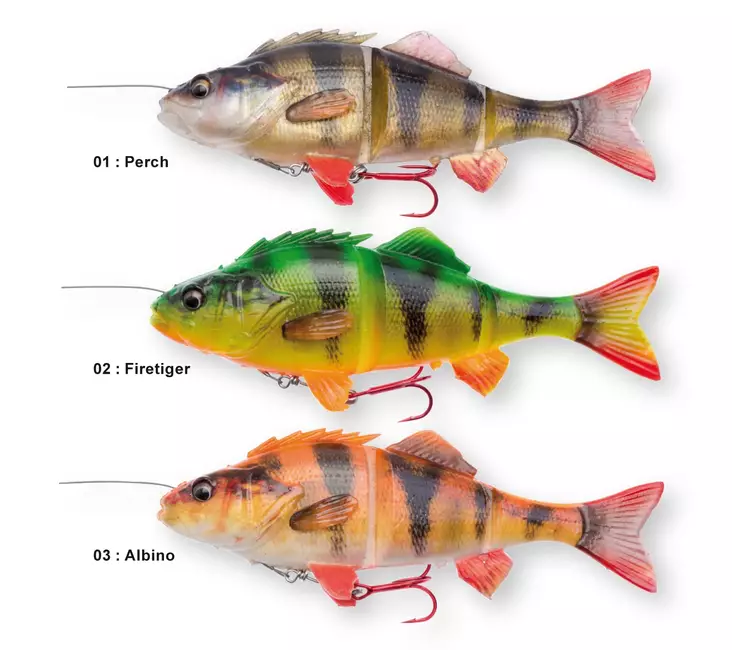 Savage Gear 4D Line Thru Perch Slow Sink 23cm 145g - Jiggar - 3950001251901 - 1