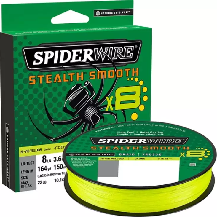 SpiderWire Stealth Smooth 8X 150m braided line - Braided Fishing Line - 3950001265021 - 1