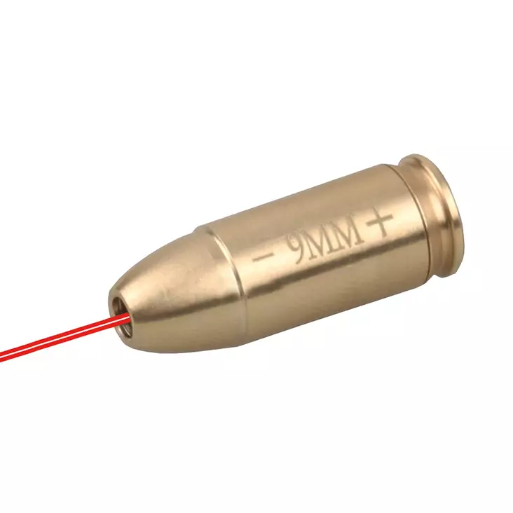 VipeRay 9mm Cartridge Red Laser Bore Sight -inskjutningslaser - Småtillbehör vapen - 3950001300401 - 1