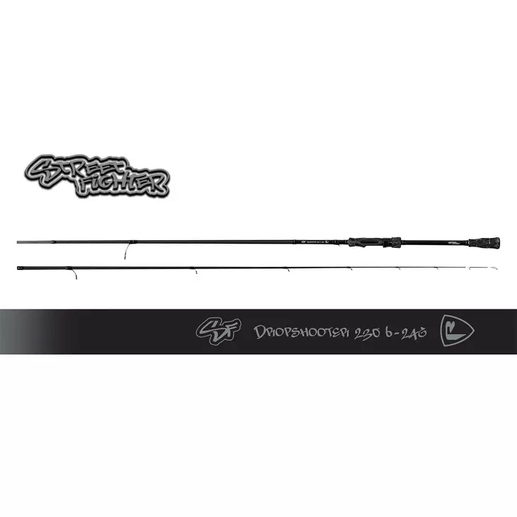 Fox Rage Street Fighter Dropshooter 230cm 6-24g Rod for spinningreel - 210cm-240cm - NSF000941 - 1