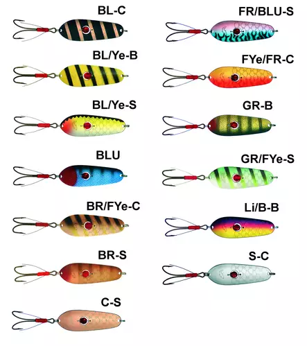 Kuusamo Räsänen Helmi Ruohikko 70mm 20g, Reed lure - Spoons - 6417635007962 - 1
