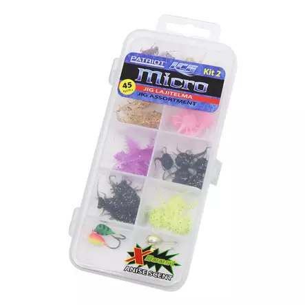 Patriot Ice Micro Ice Fishing Jig Assortment 45 Pieces 02 - Jigs - 6417512540902 - 1