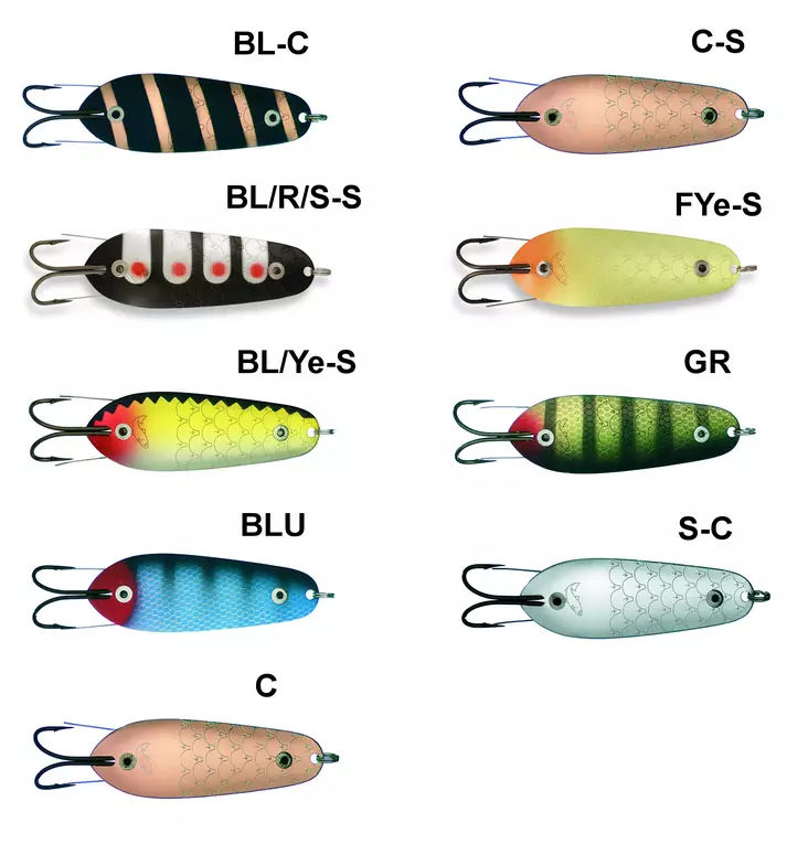 Kuusamo Räsänen Ruohikko 70mm 10g, Reed lure - Spoons - 6417635002202 - 5