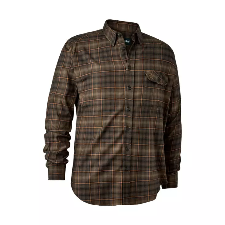 Deerhunter Eric Shirt Green Check - Shirts and sweaters - 5702827210512 - 1