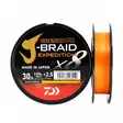 Daiwa J-Braid Expedition X8 Orange Braided Line - Braided Fishing Line - 043178182673 - 1