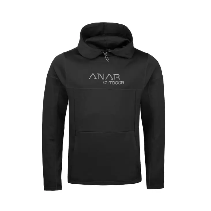 Anar Muorra black hoodie for men - Shirts and sweaters - 3950001290573 - 1