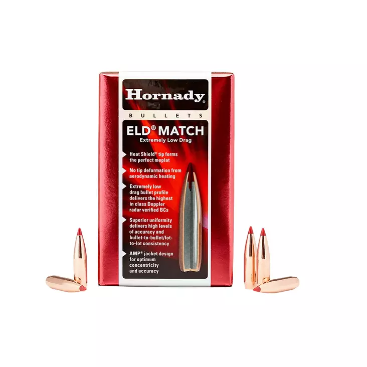 Hornady 30 ELD Match Bullet 208gr 13.4g 100 pcs - Luodit - 090255307313 - 1