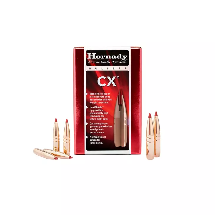 Hornady 6.5 mm CX 130gr/8.4g copper bullet 50pcs - Luodit - 090255261783 - 1