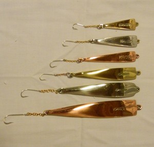 Puustjärven Hopeasiipi 10cm vertical Icelure 33g - Ice fishing lures and jigs - 6430025652863 - 1