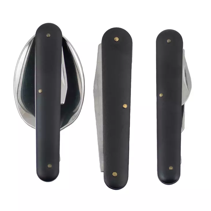 Camping cutlery set 3 different cutlery + protective bag - Hiking food - 6420071115153 - 1