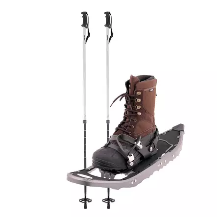 Snow Fox Frame Grip snowshoes with telescopic poles - Forest skis and snowshoes - 3950001293444 - 1