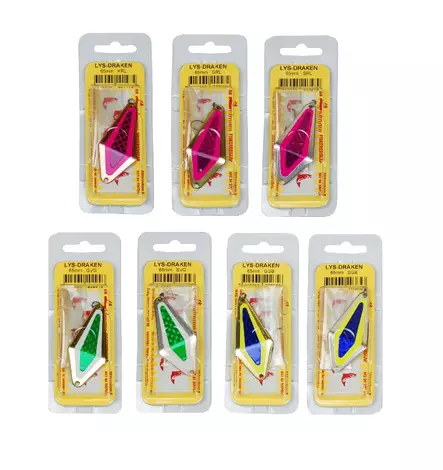 Wiggler Lys Draken 65mm Char Ice Lure - Ice fishing lures and jigs - 3950001247744 - 1