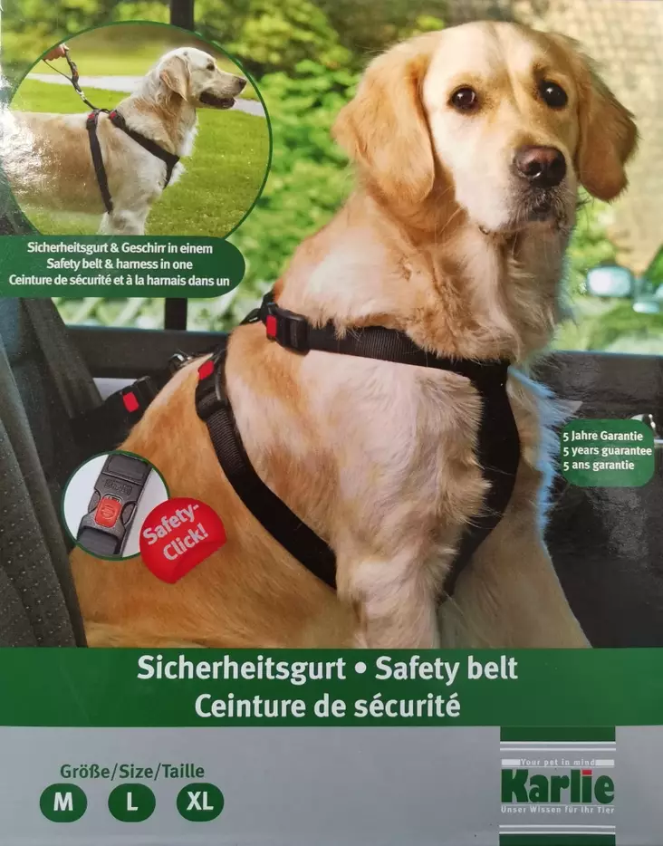 Car harness Karlie Safety Belt, size L 50-70cm - Dog collars and harnesses - 4016598570234 - 1