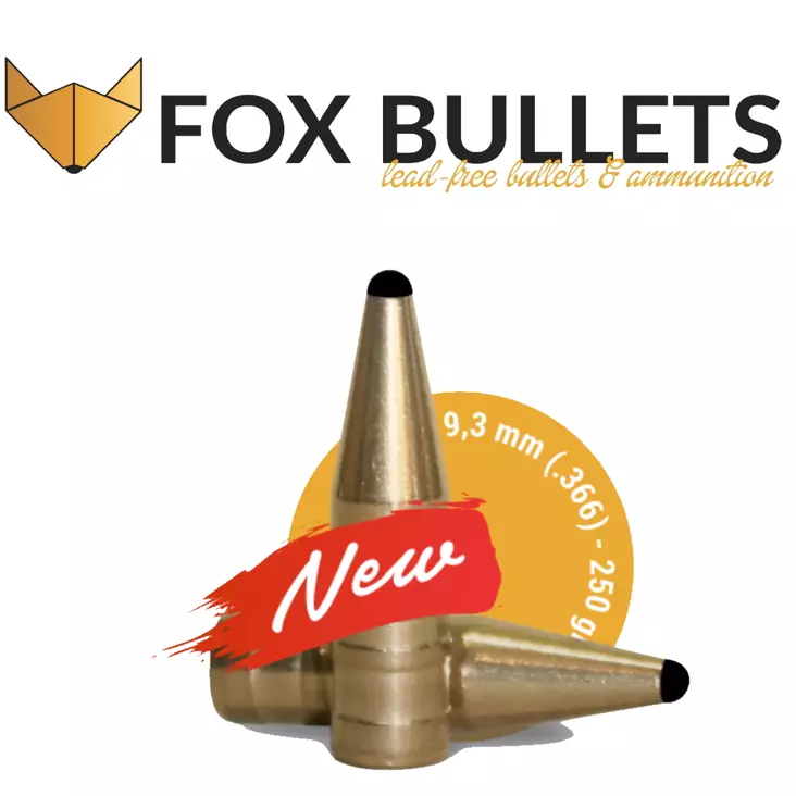 Fox Bullets Classic Hunter 9,3mmm 250gr 16,5g kula 50st - Kulor och Hagel - 3830067340224 - 1