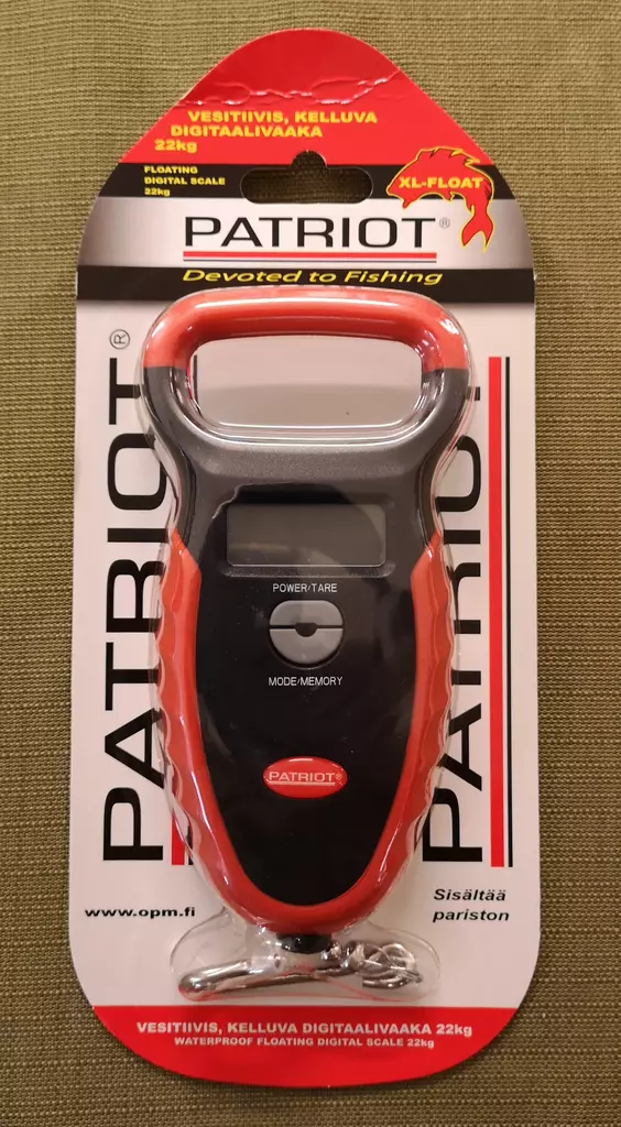 Patriot XL-Float floating digital scale 22kg - Fisherman's tools and accessories - 6417512526814 - 1