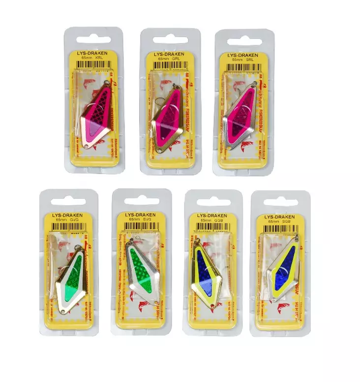 Wiggler Lys Draken 65mm Rödingblänke - Pirkar och mormyskor - 3950001247744 - 1