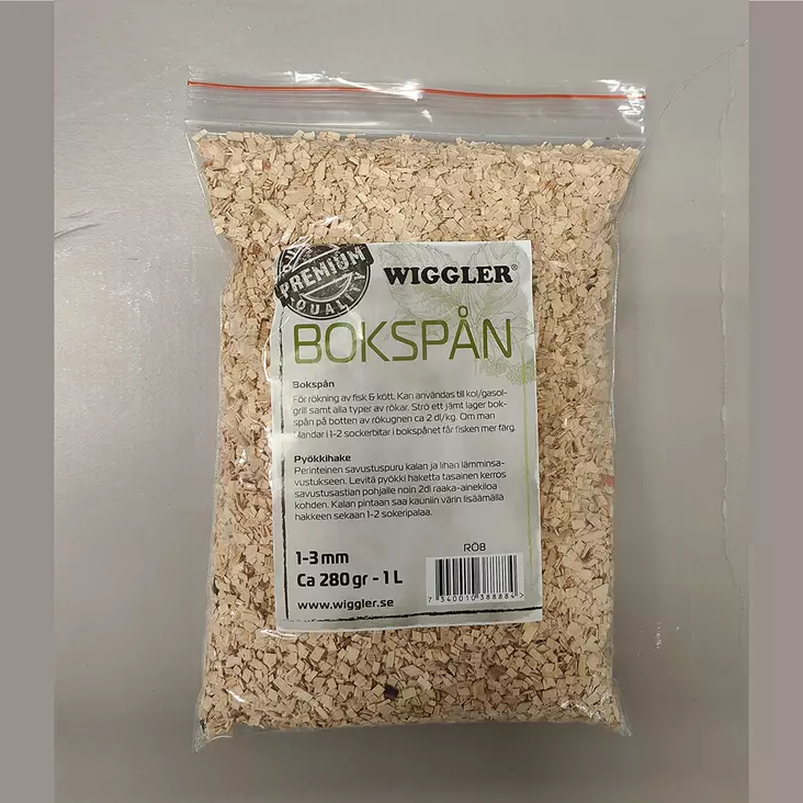 Wiggler smoking shavings of beech 280g - Fisherman's tools and accessories - 7340010388884 - 1