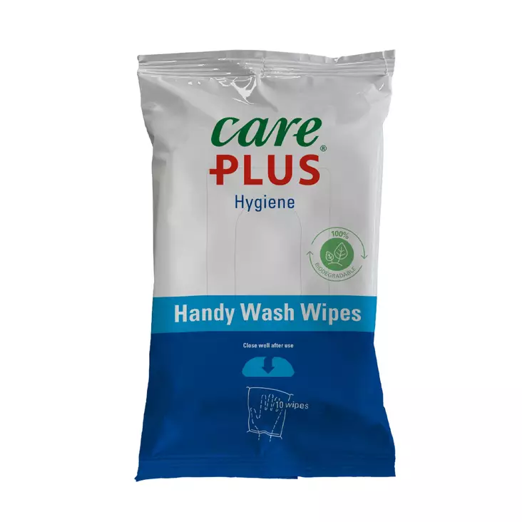 Care Plus Hygiene Handy Wash Wipes 10x Wet Wipes - Small camping equipment - 8714024348704 - 1