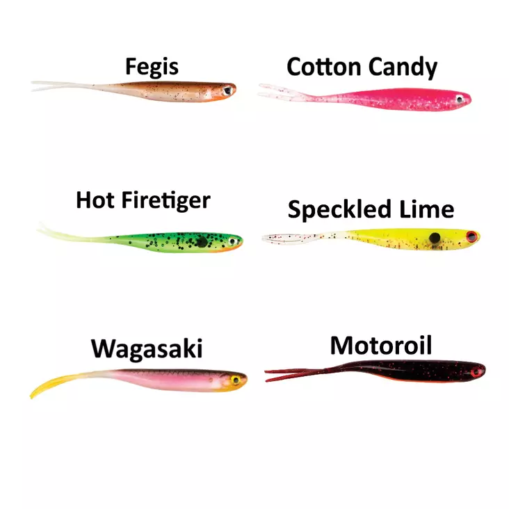 Berkley PowerBait Sneakminnow 7,5cm 6st - Jiggar - 3950001265915 - 1