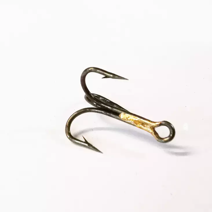 Treble hook size 6 10pcs, bronze - Fishing hooks - 3950001287115 - 1