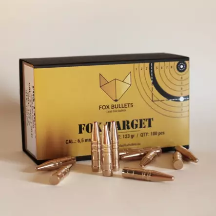 Fox Bullets Target .30 (.308) 10,7g/ 165gr 100st blyfri träningskula - Kulor och Hagel - 3830067340286 - 1