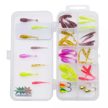Patriot Ice Micro Ice Fishing Jig Assortment 45 Pieces, Assortment 04 - Jigs - 6417512540926 - 2