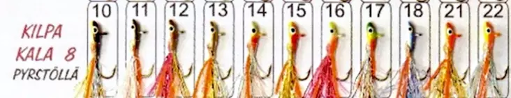 Kilpakala 8 med svans - Pirkar och mormyskor - 3950000135066 - 1