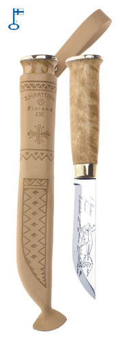 Marttiini Lapp-kniv 230 med läderslida - Knivar - 6416885138006 - 1