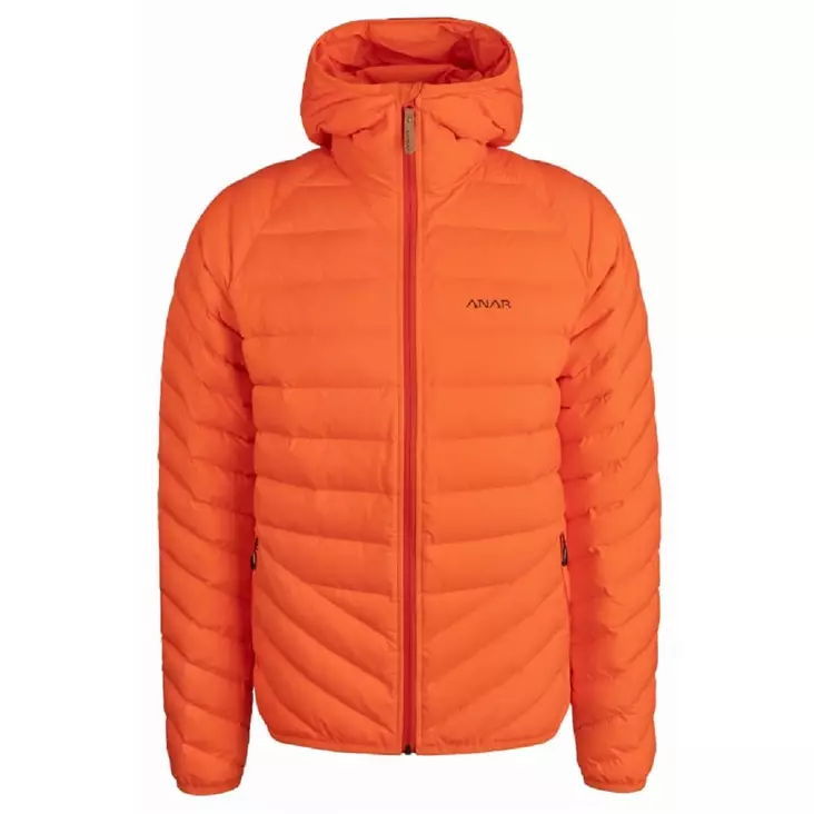Anar Kiiruna down jacket men orange - Orange jackets and vests - 3950001290917 - 1