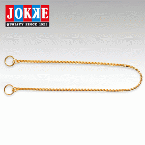 Jokke Snake förgylld utställnings halsband 2,5mm - Hundhalsband och selar - 6417114352057 - 1