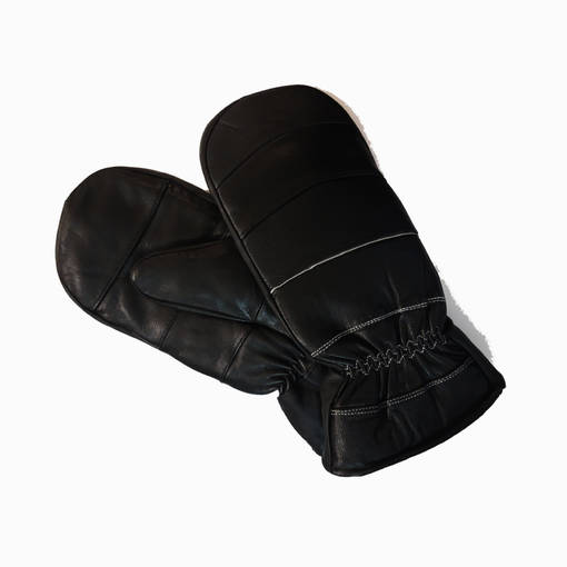Leather glove with fur lining - Gloves - 6430077380257 - 1