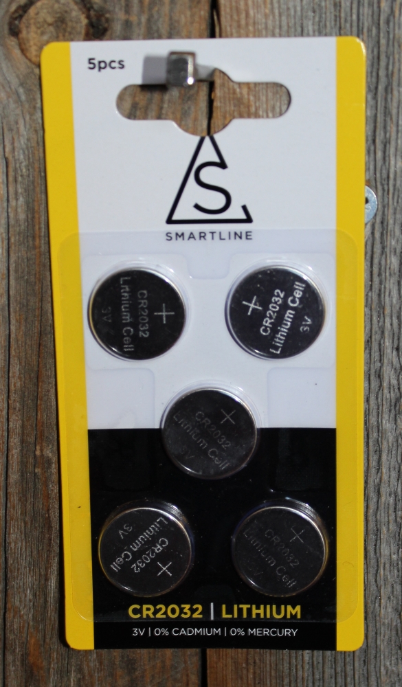 Smartline Lithium Battery CR3032 5 pcs 3V - Batteries and chargers - 7330985119897 - 1