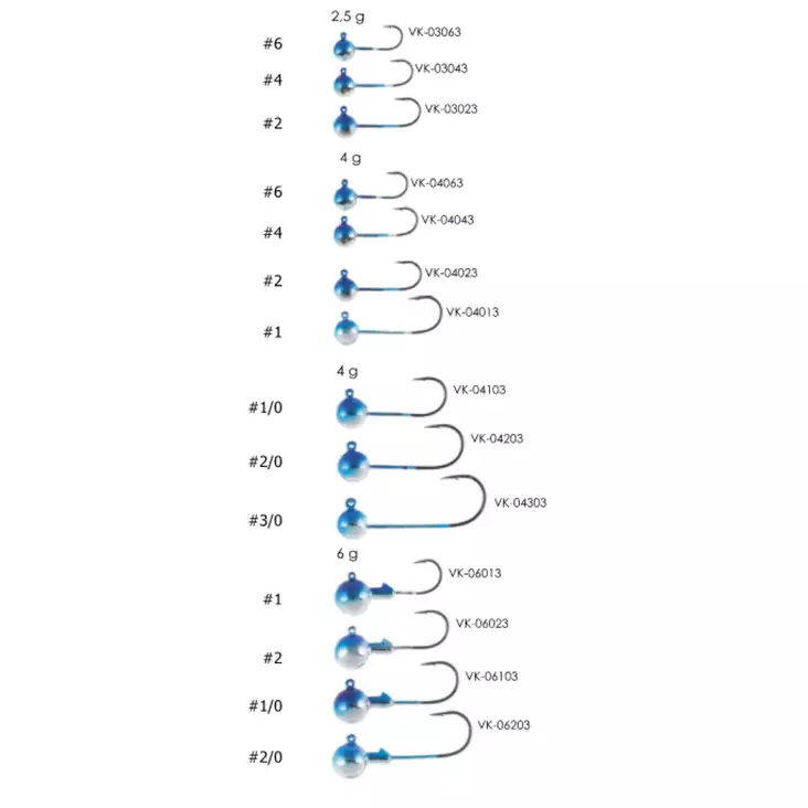 Veka Jig-head Chameleon 3pcs - Jigs - 3950001271527 - 1