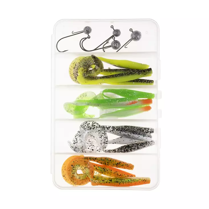 Veka Tail Shad Moon jigg sortiment 80mm 04 - Jiggar - 6420071106557 - 1