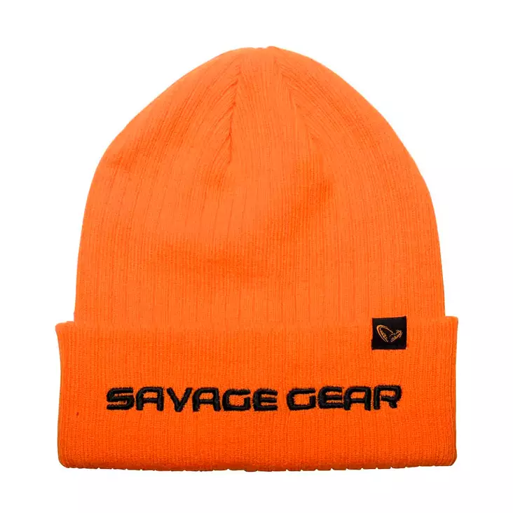 Savage Gear Fold-Up Orange Beanie - Hats and caps - 5706301737427 - 1