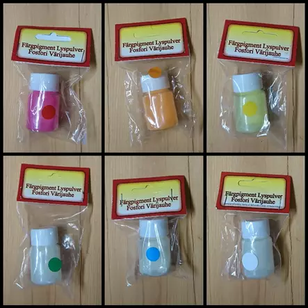 Wiggler Phosphor Color Powder 5ml - Fisherman's tools and accessories - 3950001247478 - 1