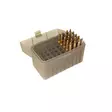 MTM RM-50 storage box for rifle cartridges black/smoke - Ampujanvarusteet - 026057213828 - 3