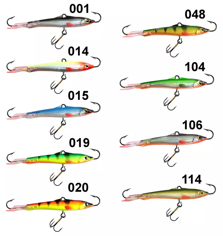 Aqua Long Death 95mm, Balance ice lure - Balance ice fishing lures - 2001144520018 - 1