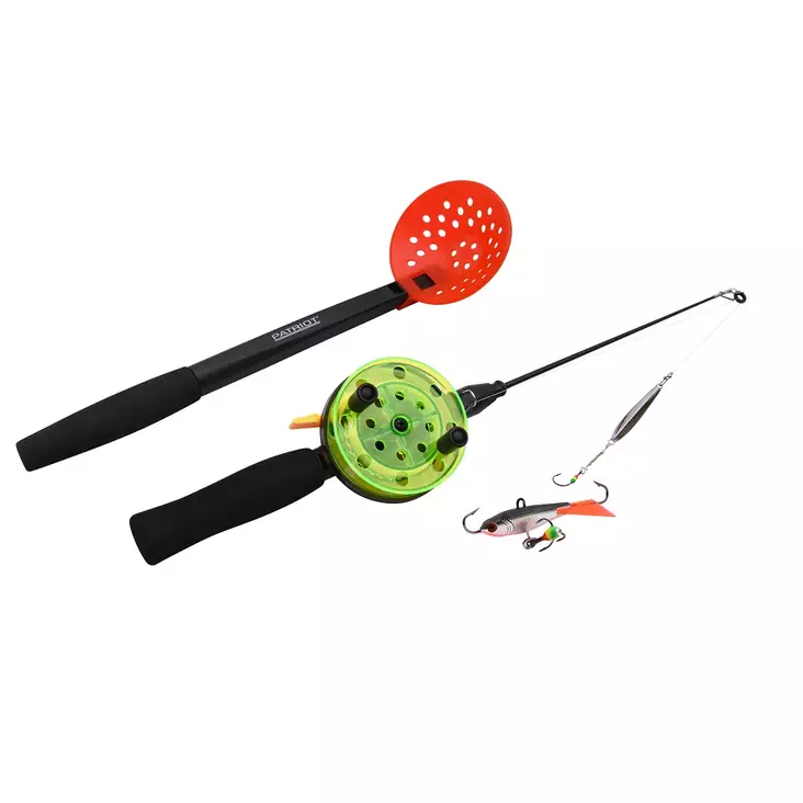 Patriot Ice Classic Start Isfiskeset - Pimpelspön ,pimpelrullar - 6417512534468 - 1